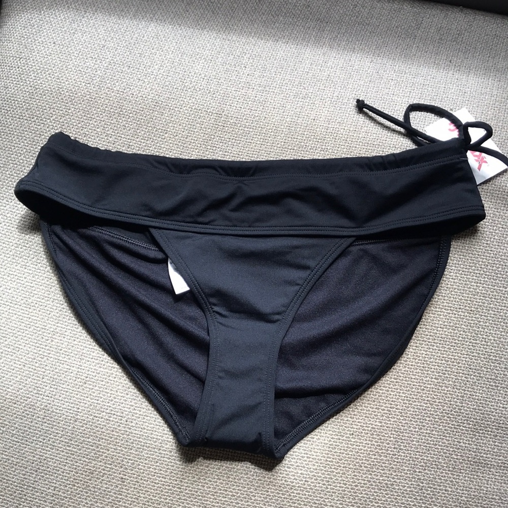 Athleta Black Swimwear Bottom Size M